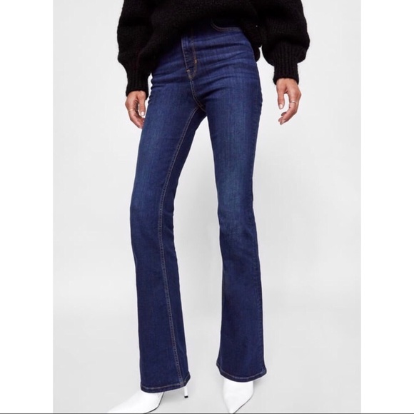 skinny flare jeans zara